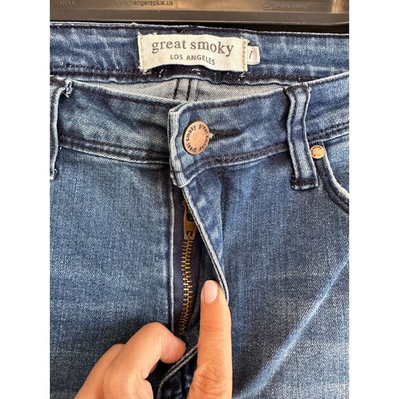 Great Smoky Los Angeles Distressed Skinny Jeans Size 7 GH17116 Women's Denim - Picture 4 of 6